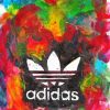 Abstract Adidas paint by numbers