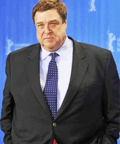 Actor John Goodman paint by numbers