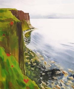 Aesthetic Kilt Rock paint by numbers