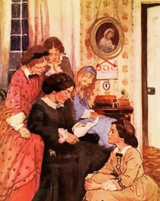 Aesthetic Little Women paint by numbers