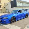 Nissan Skyline R34 paint by numbers