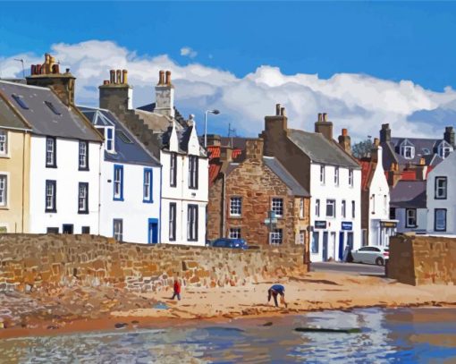 Beautiful Anstruther paint by numbers