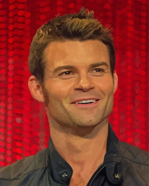 Cool Daniel Gillies paint by numbers