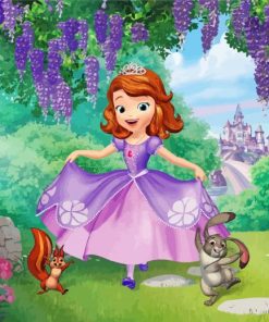 Disney Princess Sofia paint by numbers