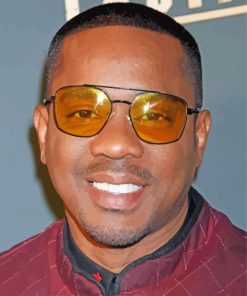 Duane Martin With Glasses paint by numbers