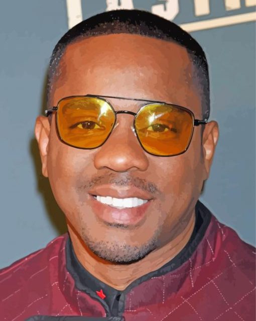 Duane Martin With Glasses paint by numbers