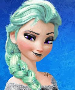 Elsa Modern Disney Character paint by numbers