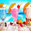 Fresh Tropical Drinks paint by numbers