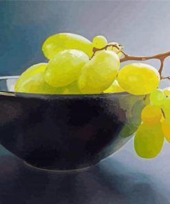 Grapevines In Bown Art paint by numbers