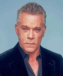 Handsome Ray Liotta paint by numbers