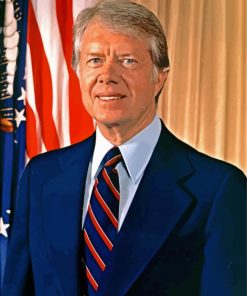 Jimmy Carter paint by numbers