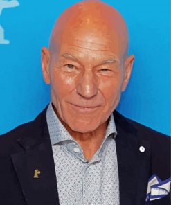 Patrick Stewart paint by numbers