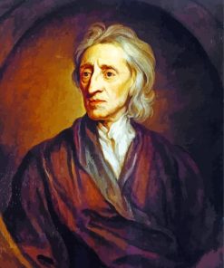 Portrait John Locke paint by numbers