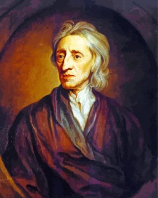 Portrait John Locke paint by numbers