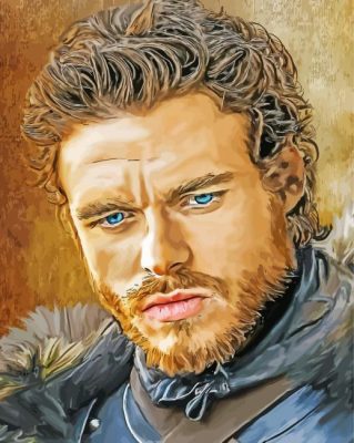 Portrait Robb Stark paint by numbers