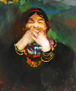 The Laughing Lady Art paint by numbers