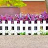 White Picket Fence Along A Sidewalk paint by numbers