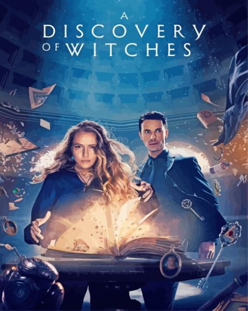A Discovery Of Witches Movie Poster Paint By Numbers