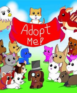 Adopt Me Pets Paint By Numbers