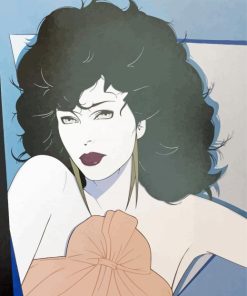 Aesthetic Lady By Patrick Nagel Paint By Numbers