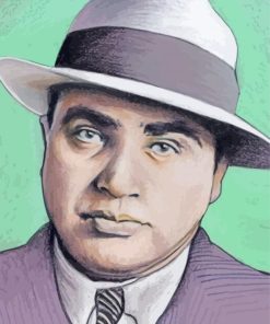 Al Capone Illustration Paint By Numbers