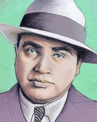 Al Capone Illustration Paint By Numbers