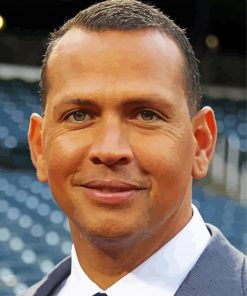 Alex Rodriguez Paint By Numbers