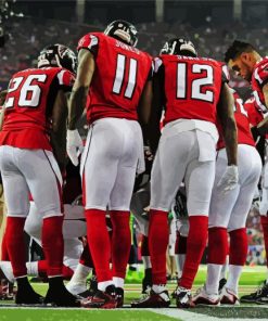 American Football Atlanta Falcons Team Paint By Numbers