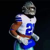 American Football Player Ezekiel Elliott Paint By Numbers