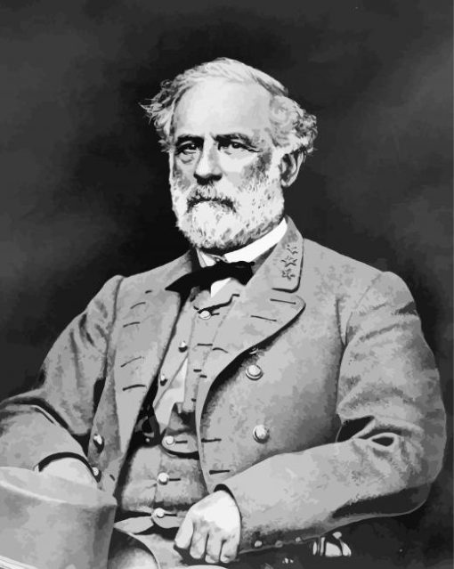 American General Robert E Lee Paint By Numbers