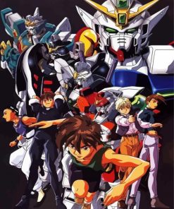 Anime Gundam Wing Paint By Numbers
