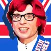 Austin Powers Illustration Paint By Numbers