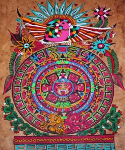 Aztec Calendar Paint By Numbers