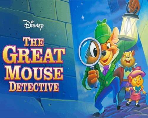 Basil The Great Mouse Detective Paint By Numbers