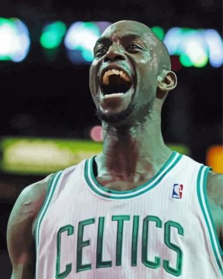 Basketball Player Kevin Garnett Paint By Numbers