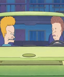 Beavis And Butthead Animation Serie Paint By Numbers