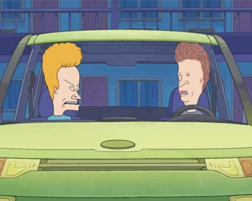 Beavis And Butthead Animation Serie Paint By Numbers