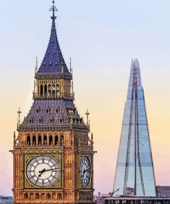 Big Ben And The Shard Paint By Numbers
