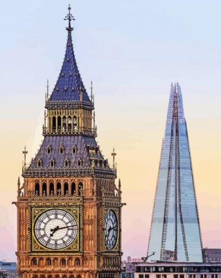 Big Ben And The Shard Paint By Numbers