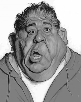 Black And White Joey Diaz Paint By Numbers