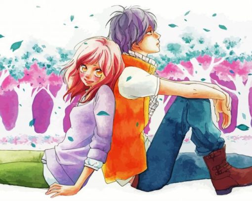 Blue Spring Ride Manga Anime Paint By Numbers