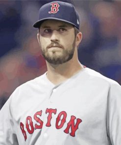 Boston Red Sox Baseballer Paint By Numbers
