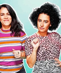 Broad City Illustration Paint By Numbers