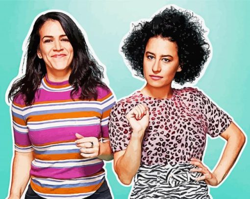 Broad City Illustration Paint By Numbers
