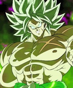 Broly Character Paint By Numbers