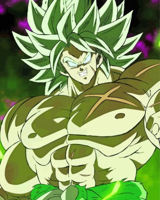 Broly Character Paint By Numbers