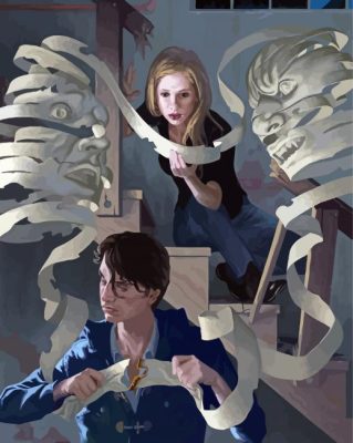 Buffy Summers And Severin Paint By Numbers