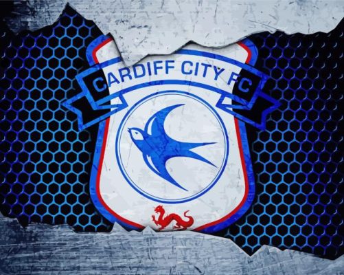 Cardiff City Football Logo Paint By Numbers