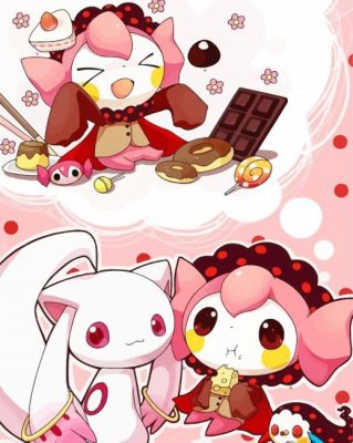 Charlotte And Kyubey Paint By Numbers