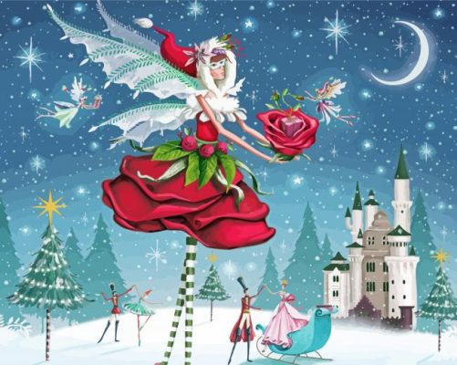 Christmas Fairy Paint By Numbers